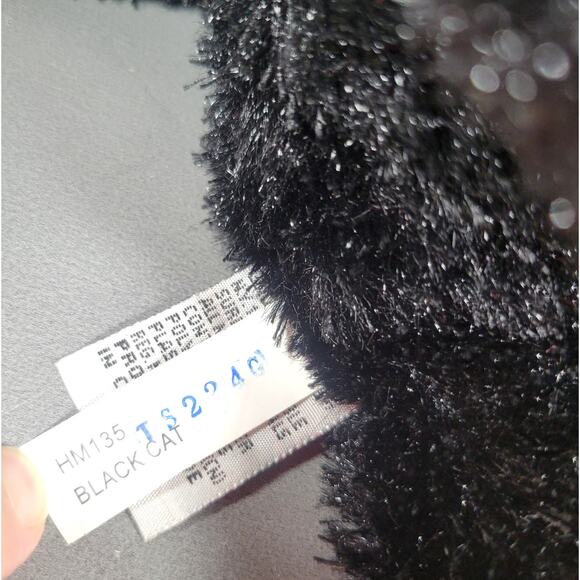 Ganz Webkinz HM135 Black Cat Plush Toy Stuffed Animal No Code 8" Tall - Picture 6 of 13